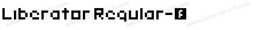 Liberator Regular字体转换